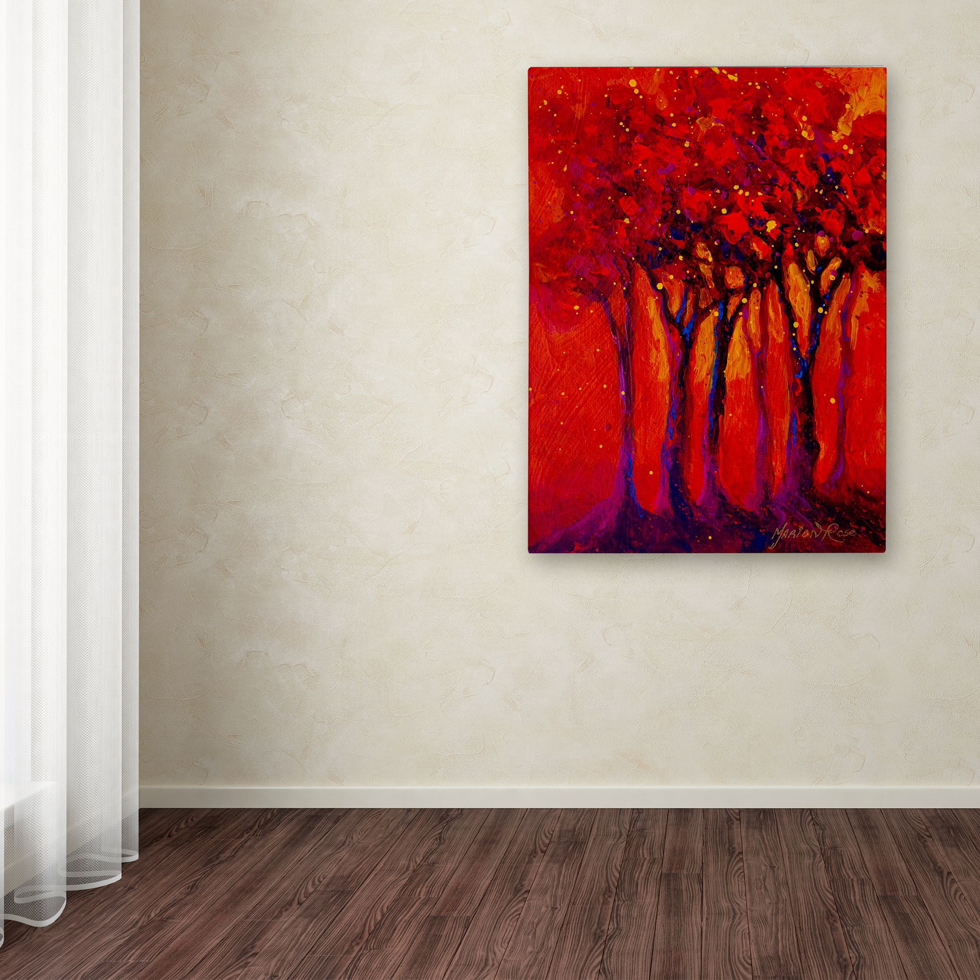 Trademark Fine Art 'Landscape 2' Canvas Art by Marion Rose