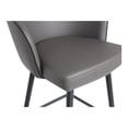 thumbnail image 5 of Webber Counter Stool Charcoal-Color:Charcoal Grey,Style:Contemporary Modern, 5 of 5