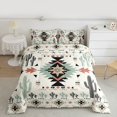 thumbnail image 2 of Homewish Mandala Aztec Adult Bedding Comforter Set, Tribal Western Cactus Twin Comforter Sets, Hippie Triangle Abstract Reversible Bedding Set, Microfiber Bedroom Decor, 2 Pieces, 2 of 8