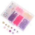 thumbnail image 3 of Perles d'Argile ChokPolymer Rose 1160 Pcs 0.4X0.7X0.7In, 3 of 8