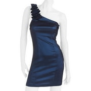 Juniors Plus One Shoulder Party Dress