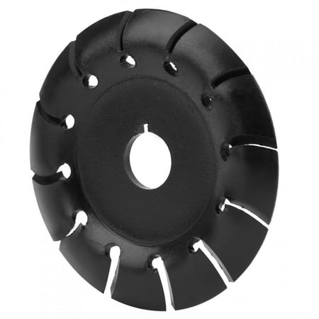 

ESTINK Shaping Blade Woodworking Parts 12‑Teeth Manganese Steel Black 85 X 16mm For Angle Grinder Woodworking Shaping Blade Angle Grinder Disc