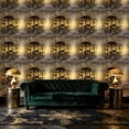 thumbnail image 4 of Baroque Peel and Stick Wallpaper Vintage Forest Glowing Mushrooms Misty Air Wall Mural 23.6in x 9.8ft Self Adhesive Removable Wall Paper Renter Friendly Wallpaper for Women Bedroom Salon, 4 of 8