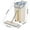 Beige, variant on EGNMCR Hand-free Flat Mop With 1 Bucket 2 Cloths And Squeegee Household Mop For Wet And Dry Use Mop family