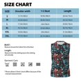 thumbnail image 6 of Haiem Men's Squirrel Owl Autumn Maple Leaves Print Tank Tops Summer Sleeveless Cut Off Workout T-Shirts Fitness Vest Athletic Undershirts-Large, 6 of 8