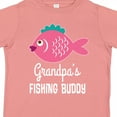 thumbnail image 4 of Inktastic Grandpa Fishing Buddy Girls Fish Girls Toddler T-Shirt, 4 of 5