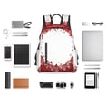 thumbnail image 4 of Disketp Winter Christmas Snowflake Mochila Ligera e Impermeable, Mochila de Día Resistente para Viajes, Senderismo y Uso Diario para Hombre y Mujer, 4 of 7
