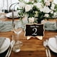 thumbnail image 4 of Xihbxyly Mini Pizarra de Madera con Número de Mesa, Tablero de Mensajes Versátil, Letrero Decorativo, Decoración para Mesas de Bodas, Recordatorio para El Hogar y La Oficina, Juego de 20 Piezas, 4 of 7