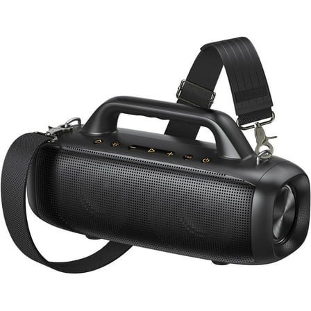 80W Loud Bluetooth Speaker, Uoudio IP67 Waterproof Wireless Speakers , Rich Bass, 360° Stereo Sound, Built-in Mic Port, 12H Playtime, Portable Bluetooth Speakers for Outdoor Party Beach