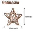 thumbnail image 5 of thovorrnl Decorative Balls for Bowls, 15pcs Wicker Rattan Star Ornaments Balls Bowl Fillers for Christmas Tree Craft Party Wedding Table Home Decor, 5 of 7