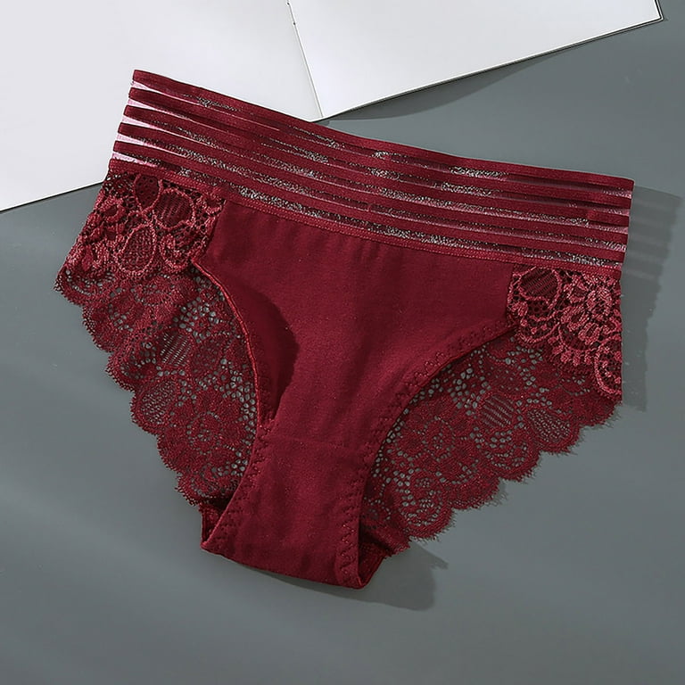 6 PCS Women Cotton Silk Seamless Panty Combo Set Innerwear Briefs Hipster  Medium Waist Panties Multicolor