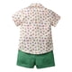 thumbnail image 3 of Boys Outfits & Sets Toddler Gentleman Casual Short Sleeve Floral Hawaii Beach Holiday Shirts and Shorts Set for Kids,Size 4-5 Years, 3 of 7