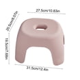 thumbnail image 3 of DPTALR Stool For Toilet Low Stepping Stool With Nonslip Base Enhanced Stability For Bathroom Use Elegant Design For Adults For Living Room And Shower, 3 of 6