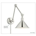 thumbnail image 6 of Nuvo Lighting Delancey Swing Arm Lamp Polished Nickel with Switch, 6 of 7