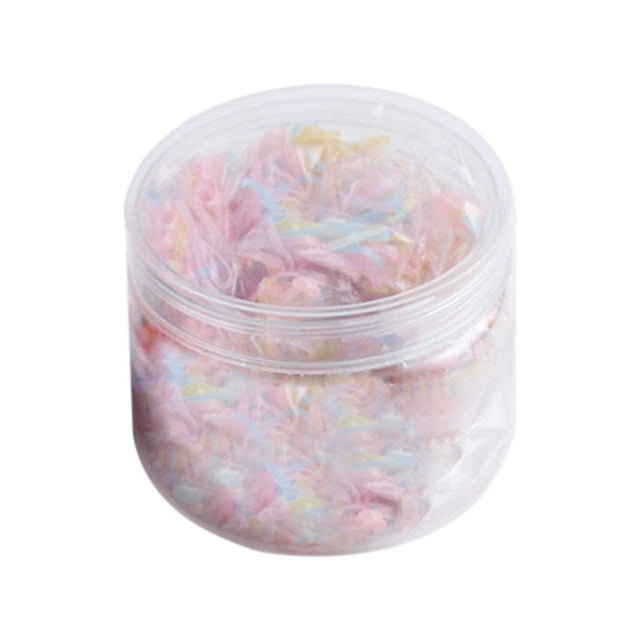 500pcs Children'S Hair Rope Disposable Rubber Band High Quality TPU Material Suitable for Girls