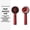 Red, variant on Electric massage comb household red bald skin liquid guide comb micro-current head massager hair brushesbrosse a cheveux
