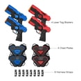 thumbnail image 2 of Kiddos Interactive Light Game Set with Wearable Vests, Battery Powered, Indoor & Outdoor Play, Red & Blue, Set of 4, 2 of 10