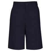 Real School Husky Boys School Uniform Flat Front Shorts, Sizes 8-20