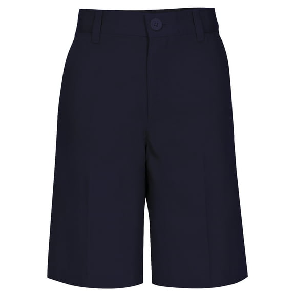 Real School Husky Boys School Uniform Flat Front Shorts, Sizes 8-20