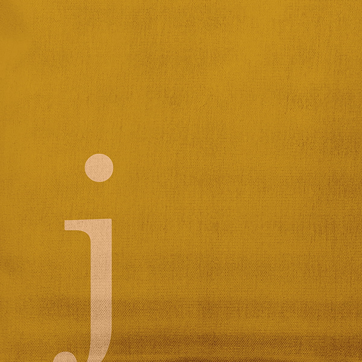 Simply Daisy 16" x 16" Modern Monogram Indoor/Outdoor Polyester Throw Pillow, Autumn Gold