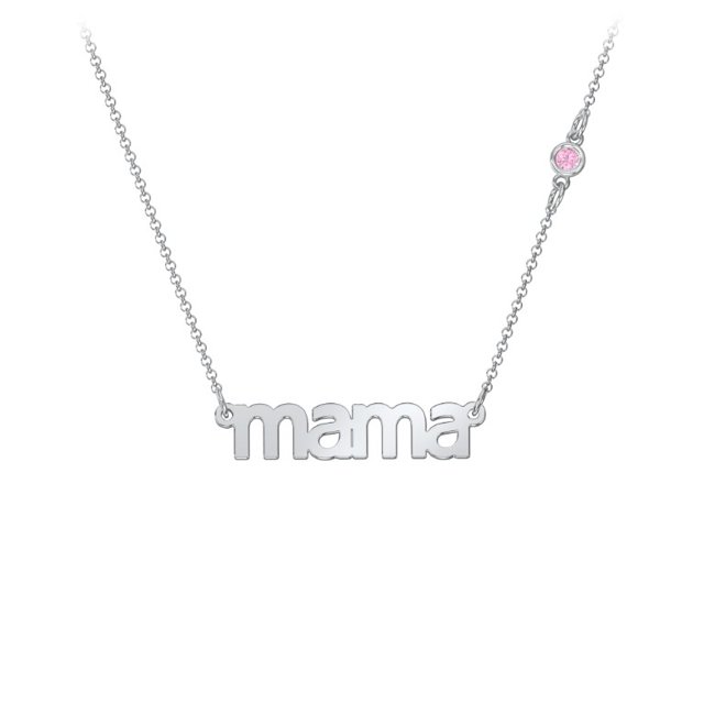 Collier « Mama' » avec Pierre de Naissance Satellite