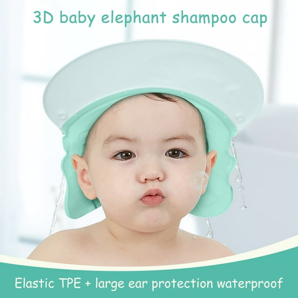 Acheter Bonnet de douche pour bébé, Visière imperméable pour bonnet de bain  pour bébé avec protection auditive pour laver les cheveux