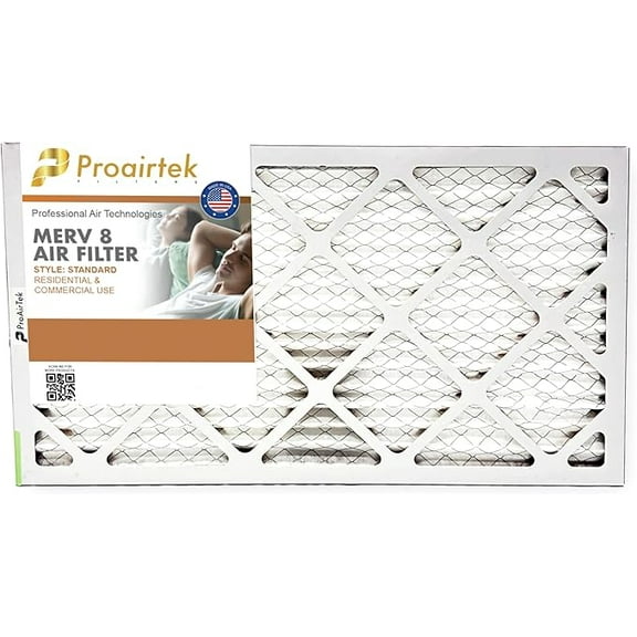Proairtek AF14241M08SWH 14×24×1 MERV 8 Air Filter