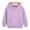 Purple, variant on Cethrio Girls Hoodies, Casual Pullover Long Sleeve Fall Tops Girls Sweatshirts Pink Size 10-12