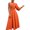 Orange, variant on AOOCHASLIY Clearance Trendy Women's Elegant Sexy Casual One Shoulder Slim Sling Solid Color Long Dress Skirt Dress