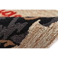 thumbnail image 3 of FRONTPORCH Indoor/Outdoor Hand Tufted Durable Area Rug - Transitional Pet Dog Decorative (Dachsund Greetings Neutral) (1'8" x 2'6"), 3 of 5