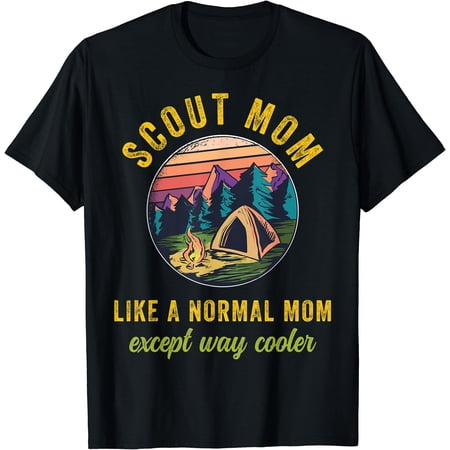 Scout Mom Scouting Troop Leader Boys Girls Camping Lovers T-Shirt, Unisex T-Shirt