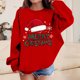 thumbnail image 1 of Blusas y camisas de manga larga con cuello redondo para niños Estampados navideños de manga larga Casual Suelto Forro polar para mayor calidez Sudadera con capucha de manga larga con cuello redondo pa, 1 of 4