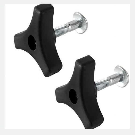SHISUYAN 4 Set Lawn Mower Handrail Handle Screws Plastic Triangle Handle Knob Nut Screws for Mower Accessories Part Accessories
