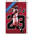 thumbnail image 2 of Michael Jordan - Jersey Wall Poster, 22.375" x 34" Framed, 2 of 4