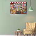 thumbnail image 4 of Cuadros Decorativos Pintura de diamantes 5D tienda de dulces DIY Kit de taladro redondo completo decoración del hogar de diamantes de imitación Ehuebsd Nuevos Originales, 4 of 8