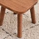 thumbnail image 3 of 1 Taburete para Cambiar Zapatos de Madera Maciza, Pequeño Color Nogal, para Sala de Estar, Entrada, Baño, Dormitorio y Cocina., 3 of 5