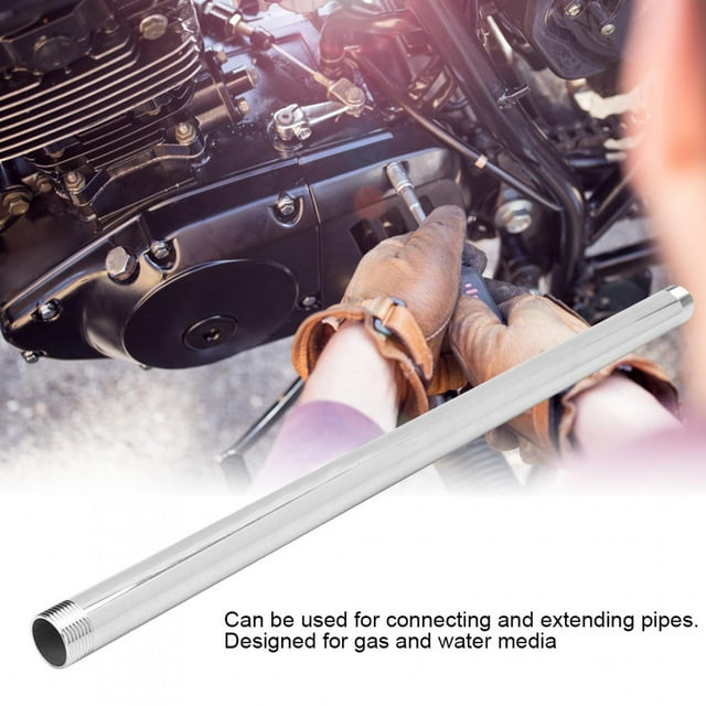Male Threaded Pipe Fittings Stainless Steel 50cm Plumbing System G1/2 Male Thread Extension Rod DIY House Construction