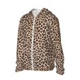 thumbnail image 2 of Xecao Leopard Print-2 for Sun Shirt-A lightweight, hoodie-style long-sleeve UV protection garment designed for other outdoor activities., 2 of 9