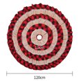 thumbnail image 3 of LSLJS Christmas Tree Skirts, Christmas Premium Christmas Plaid Lace Tree Skirt Christmas Tree Decorations with Home Decorations, Christmas Decorations, 3 of 8