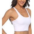 thumbnail image 3 of Deportivo Mujer Sujetadores Deportivos con Espalda Cruzado Tirantes Acolchadas Alto Impacto para Entrenamiento Yoga Correr Fitness nine bull  M, 3 of 5