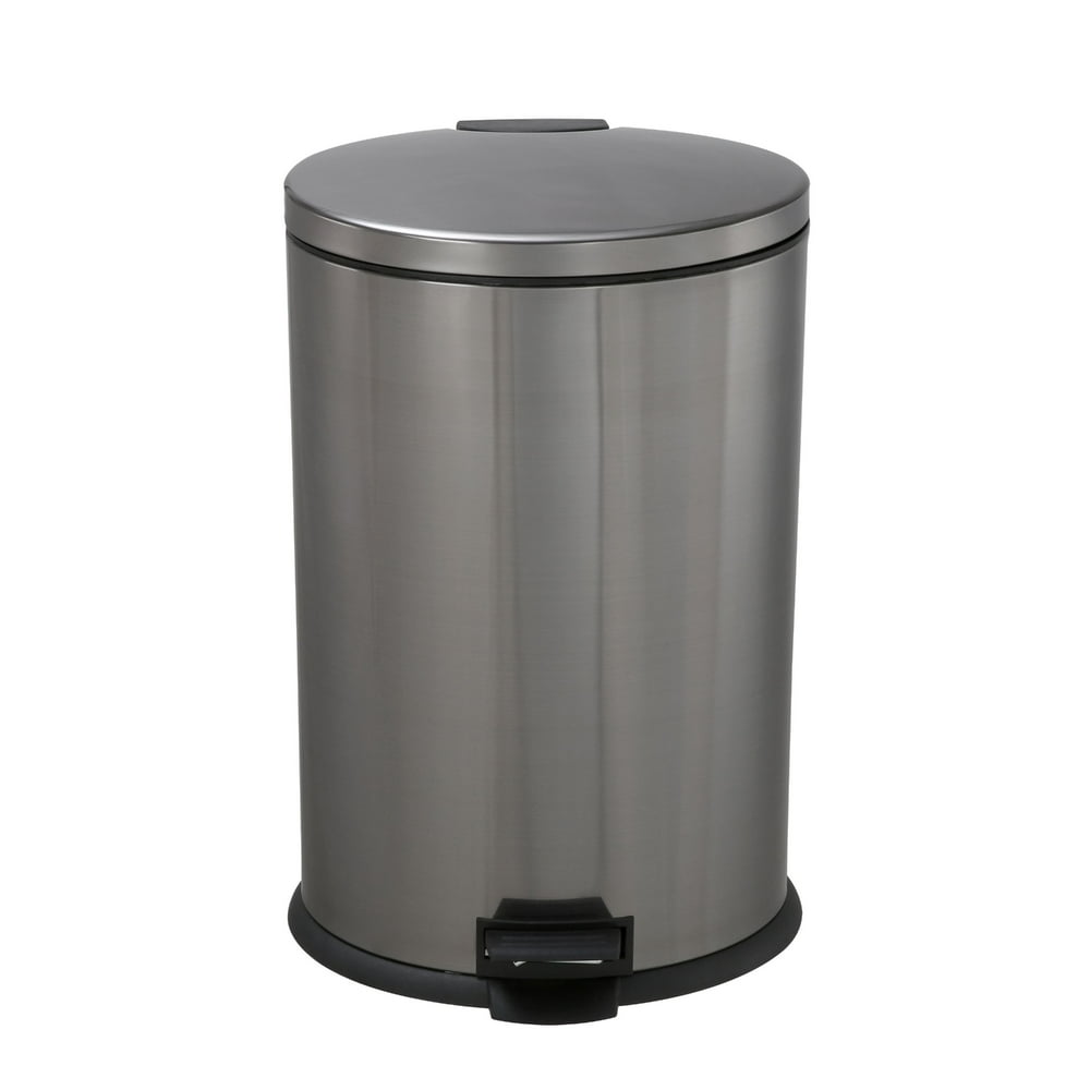 Better Homes & Gardens 10.5 gal Stainless Steel Oval Kitchen Garbage
