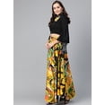 thumbnail image 3 of Pannkh Women's Embroidered Crop Top With Picasso Printed Skirt, 3 of 10