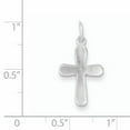 thumbnail image 2 of Sterling Silver Polished Cross Charm (22 X 12) Made In India qc6638, 2 of 2