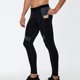 thumbnail image 1 of Pantalones de yoga largos para hombre, cálidos, de fitness, de alta elasticidad, ajustados, para correr, baloncesto, entrenamiento, con bolsillos, 1 of 9