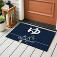 thumbnail image 4 of 2x3 Ft Entryway Area Rug, Japanese Dog Kitchen Rug Runner Washable Floor Mat, Modern Minimalist Cartoon Navy Blue Non Slip Indoor Door Mat Throw Carpet for Bathroom Living Room Bedroom, 4 of 8
