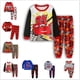 thumbnail image 2 of Conjunto de pijamas Mcqueen de algodón para niños y niñas, ropa de dormir con dibujos animados de 95 coches, para el hogar, de 2 a 7 años, novedad, 2 of 4