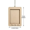 thumbnail image 3 of Clearance! Gifts For Birthday Fathers Day Car Picture Car Decor Hanging Photo Frame Rear View Mirror Accessories For Car Decorations Mini Car Picture Frame Clearance Items Two Day Deals #53, 3 of 6