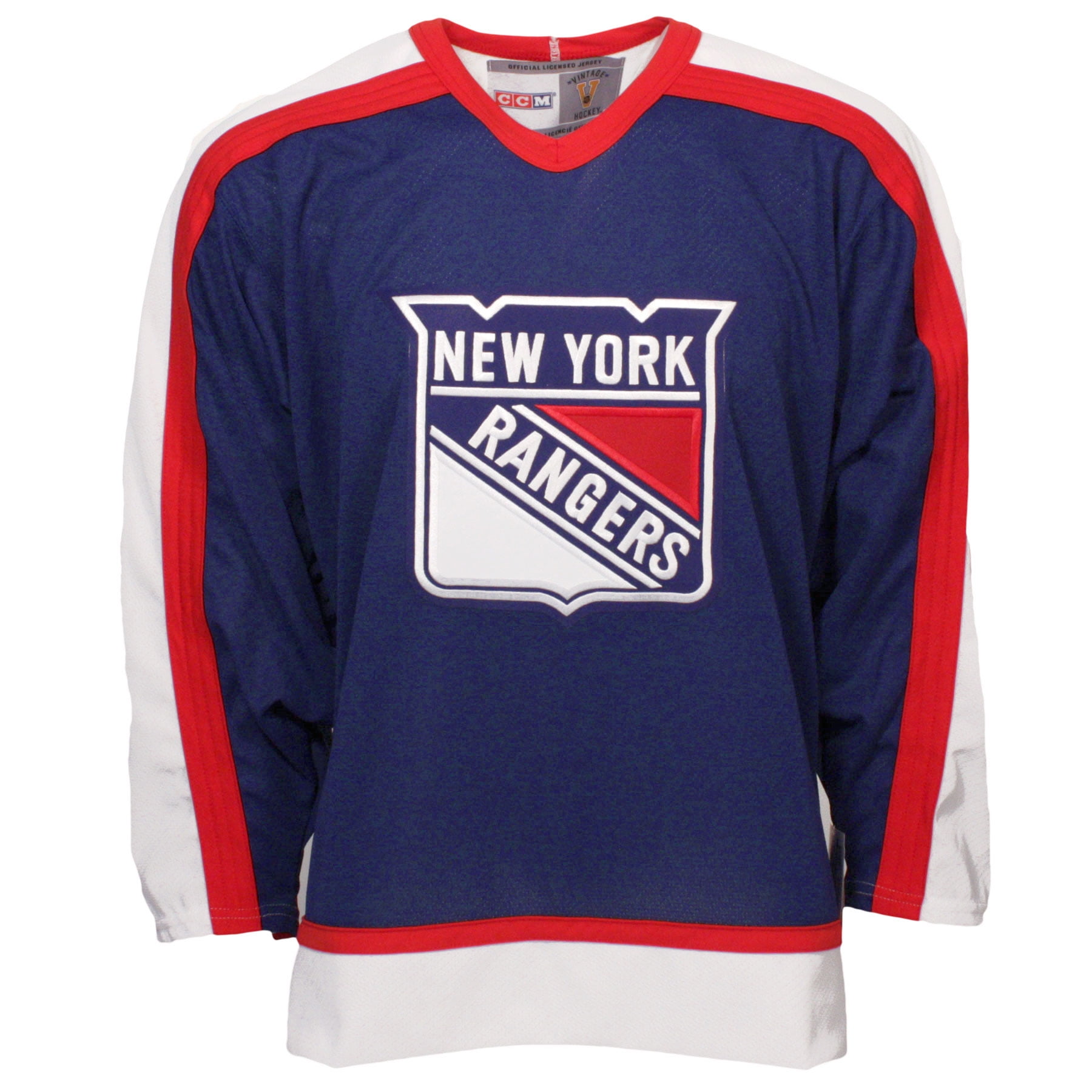 NEW YORK RANGERS Vintage CCM NHL Hockey Jersey Mens Large Sewn Stitched 80s  90s