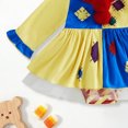thumbnail image 3 of OJSFQUFP Halloween Outfit Infant Baby Girl Halloween Clown Cos Long Sleeve Romper Dress with Hat Toddler Trick Or Treat Outfit 0-18M, 3 of 5