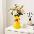 thumbnail image 6 of Unique Faux Weave Decorative Vase Modern Plastic Floral Vase For Home Wedding Table Centerpiece Shelf Display Minimalist Decorative Accent For Living Room Bedroom Office Stylish Gift, 6 of 6